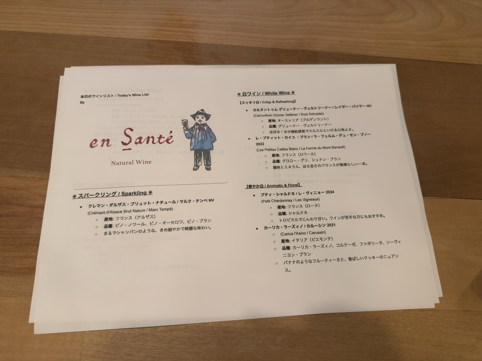 メニューボード