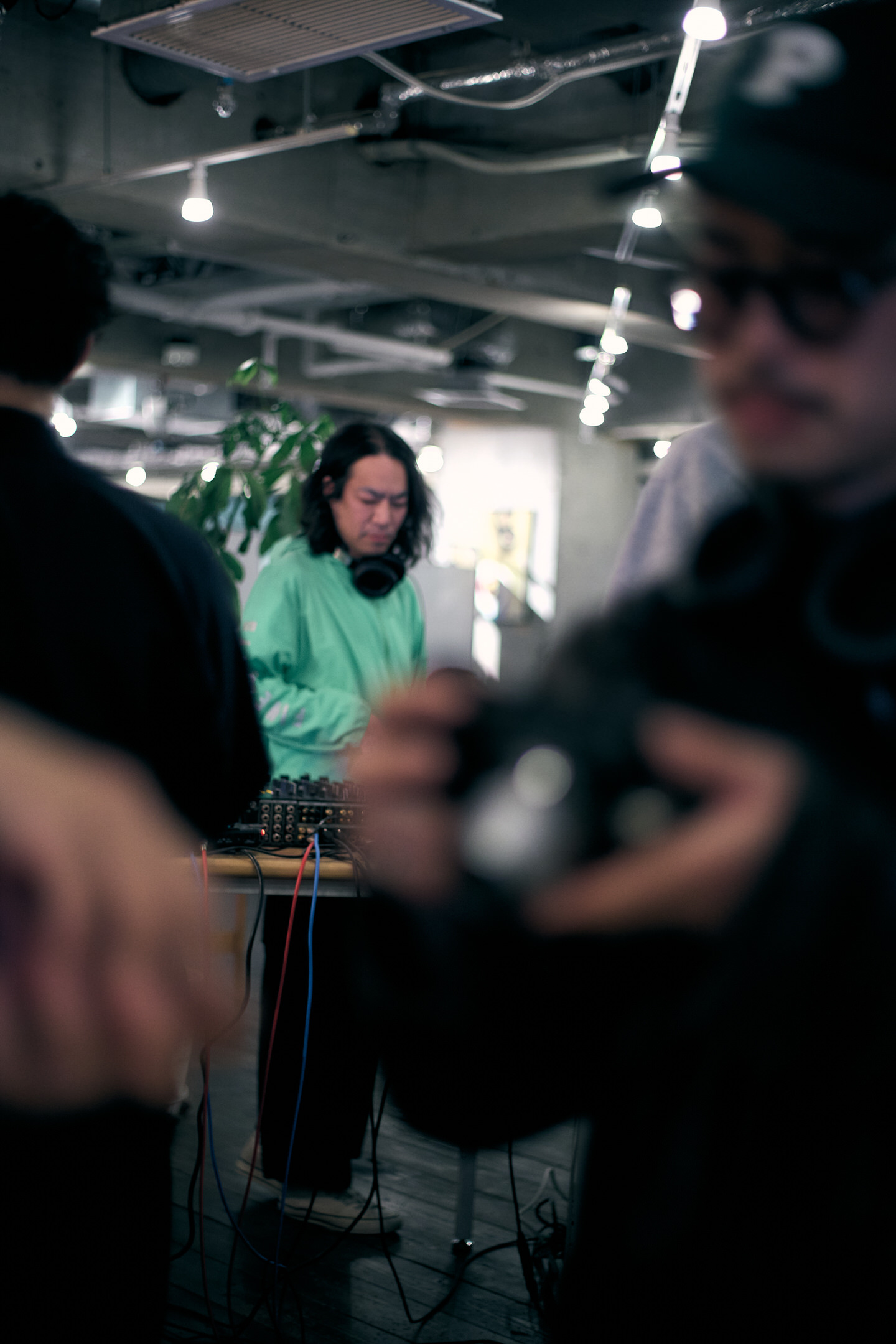 DJプレイ中